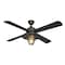 Westinghouse Ceiling Fan Indoor 52In Porto WIFI DmLED BkBrz Rvr 4Bl DkWt/Wng Am Fr Glass 74005B00 - alternate 8